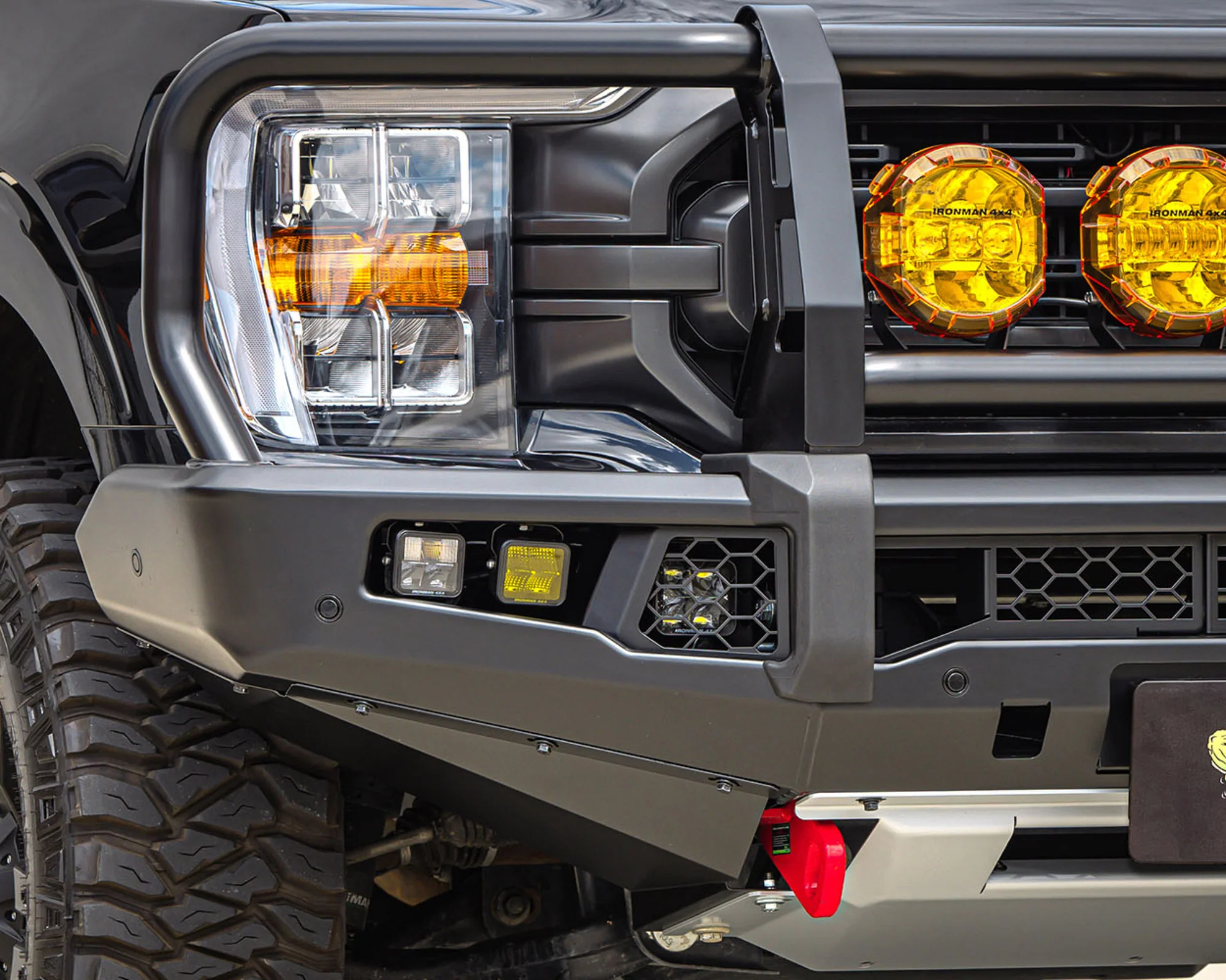 Apex Triple Hoop Front Bumper for Ford F-150 (2021-2024) - Image 6
