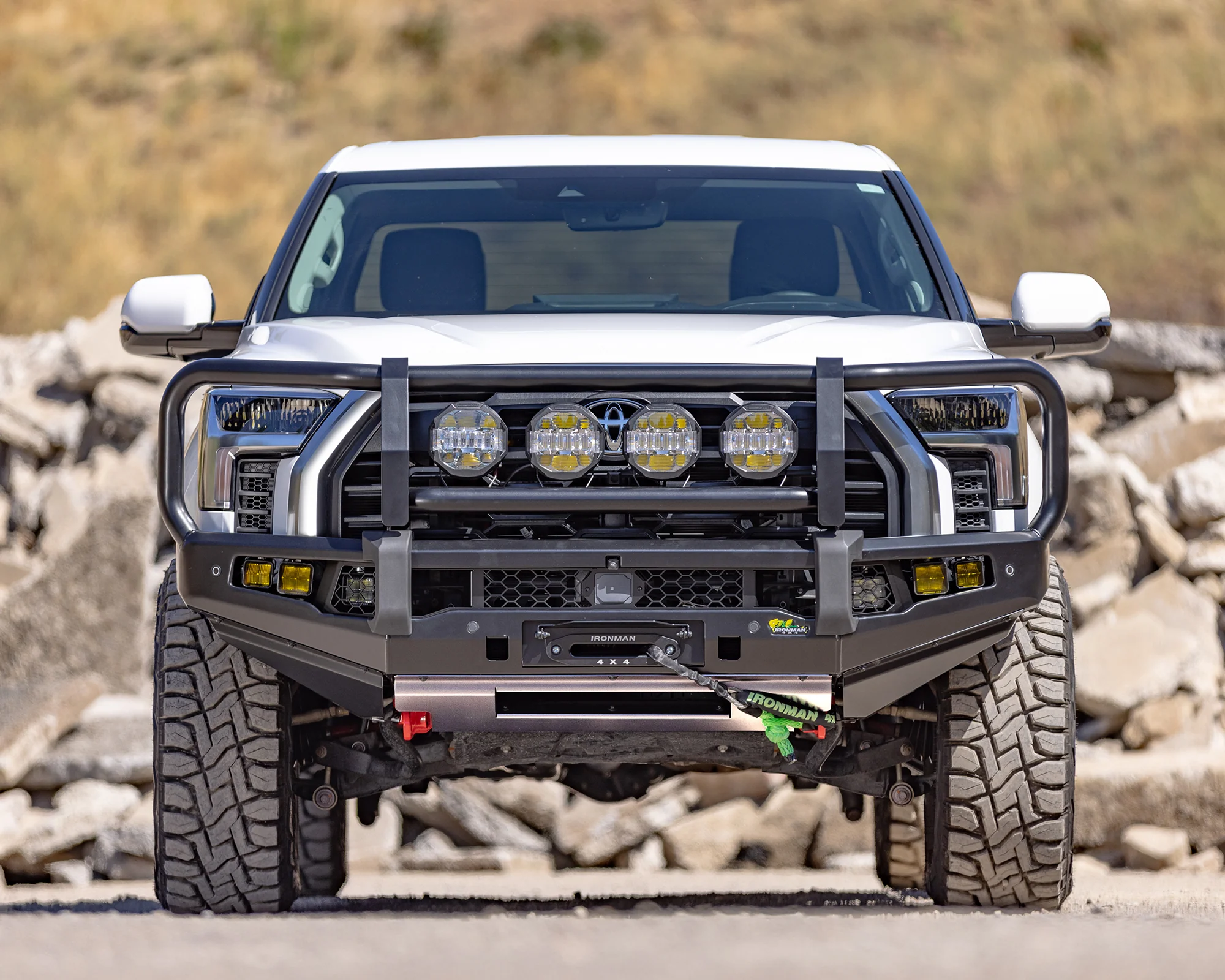 Apex Triple Hoop Front Bumper for Toyota Tundra (2022+) - Image 4