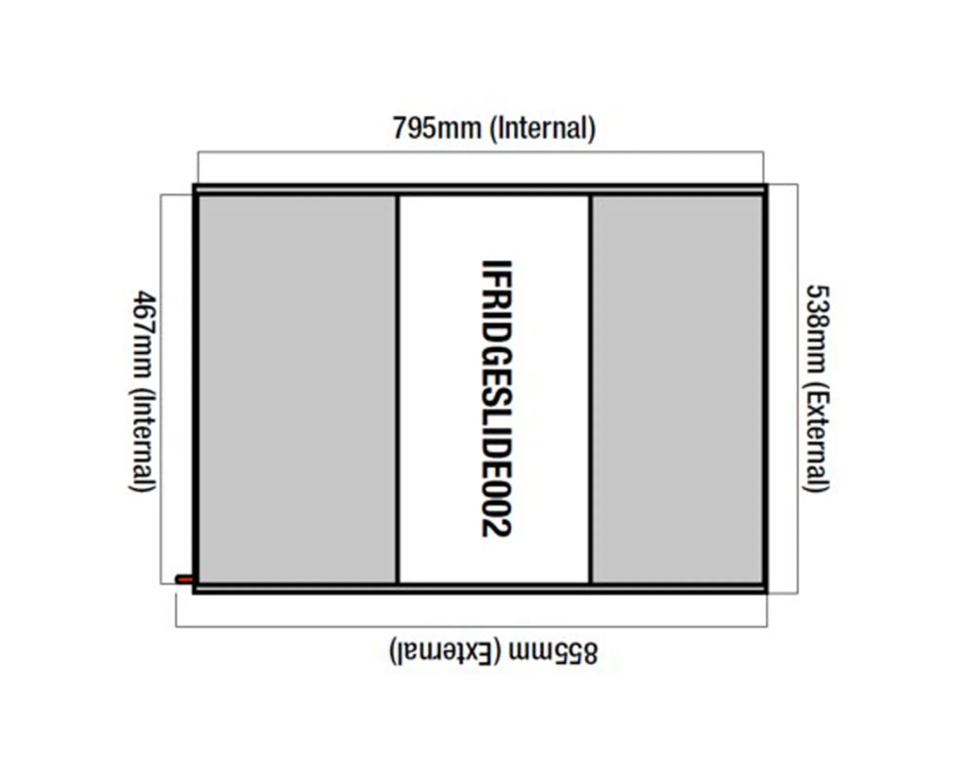 Fridge Slide 65L/74L Fridges - Image 3