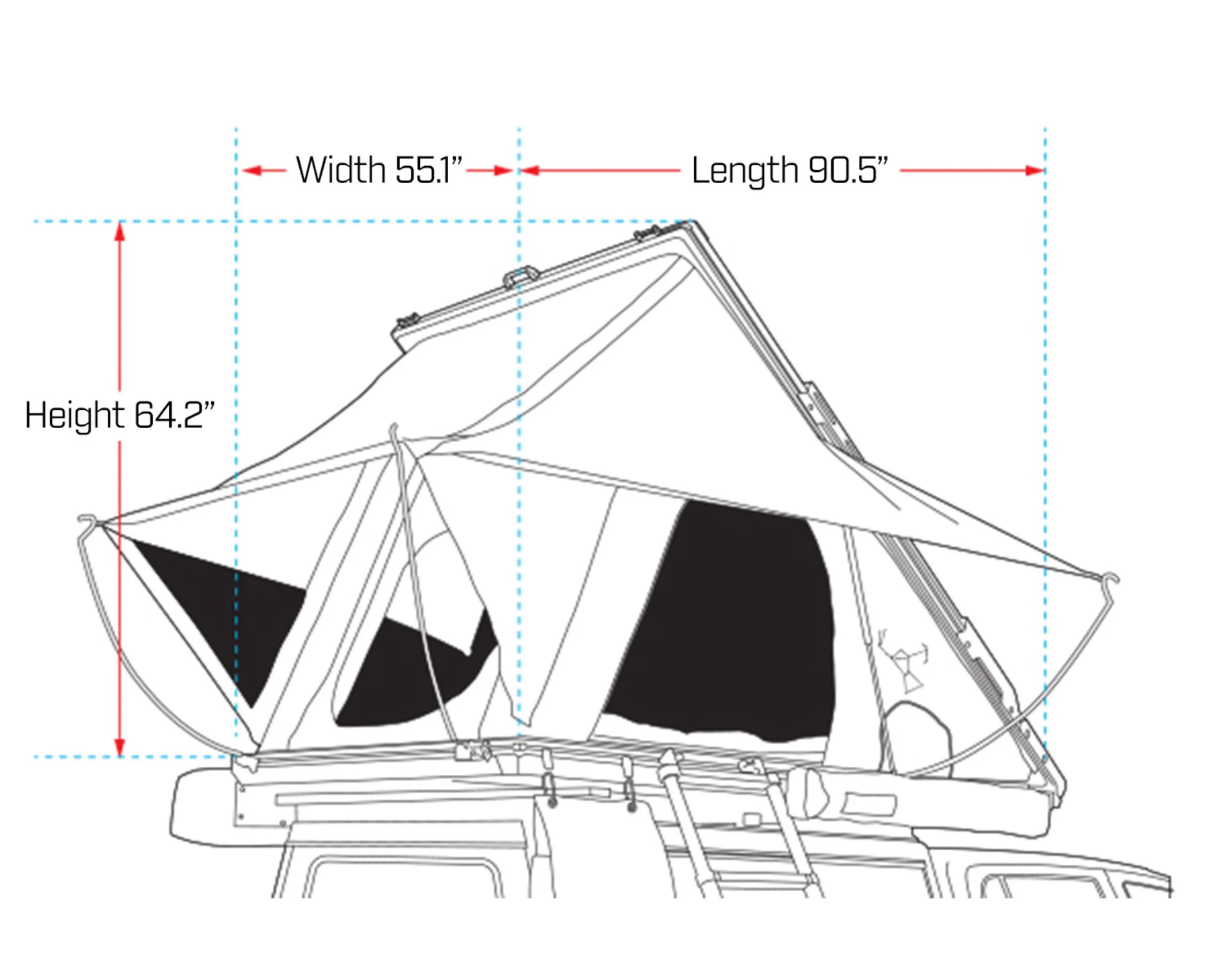 Orion 1400 Rooftop Tent - Image 11