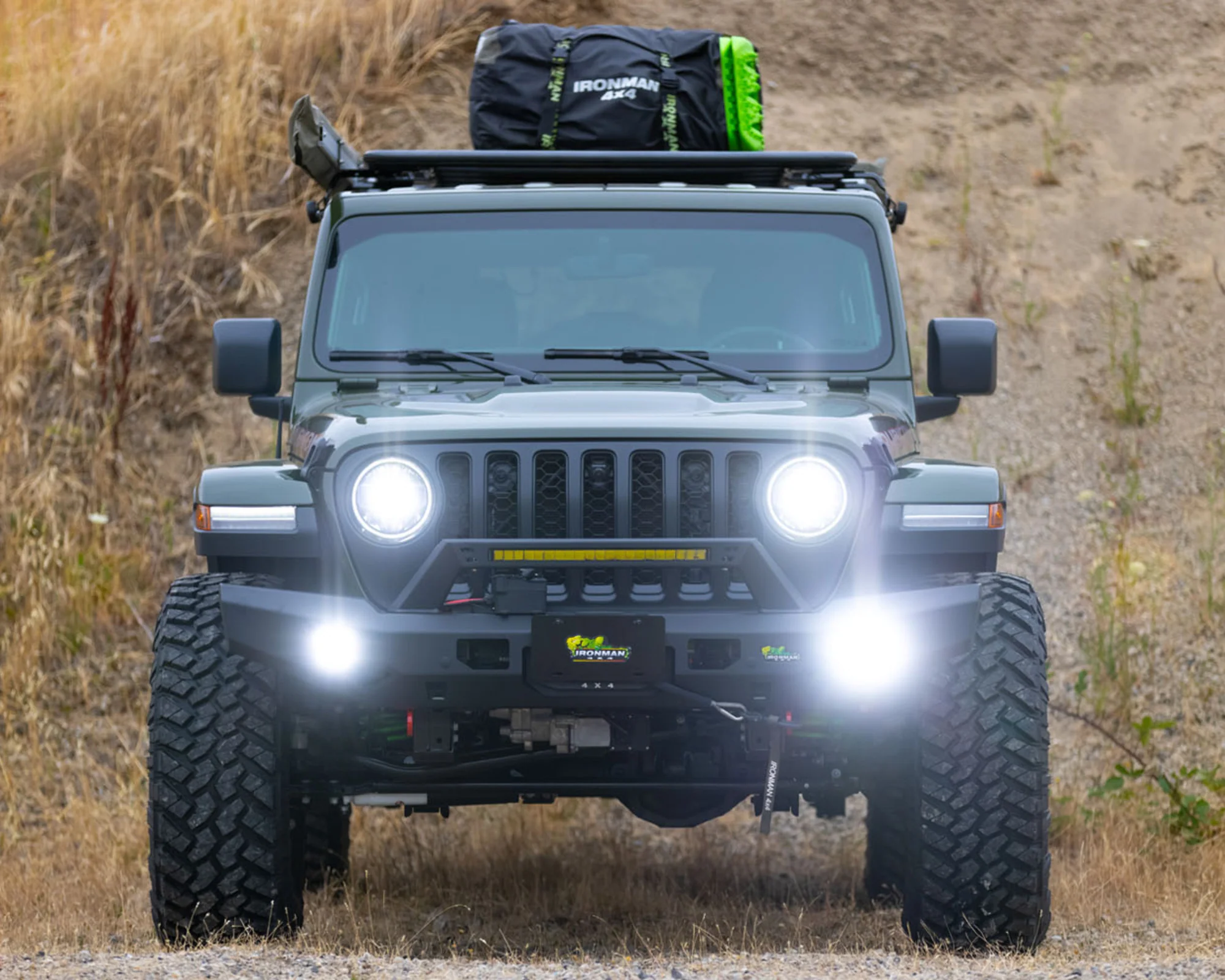 Raid Full Length Front Bumper Kit for Jeep Wrangler JK (2007-2017) - Image 4