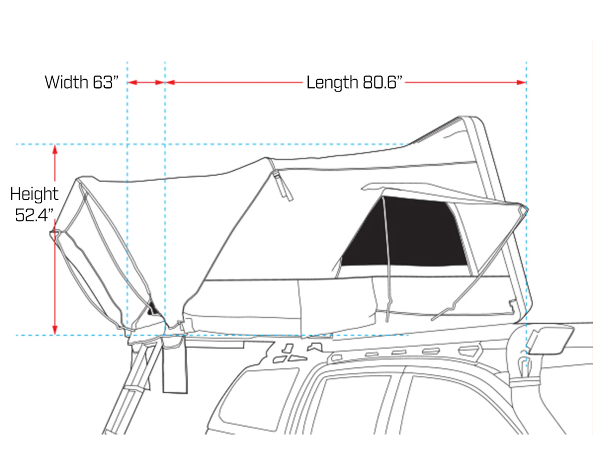 Ursa 1300 Rooftop Tent - Image 18